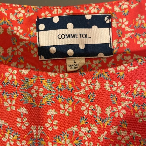 Size Large Comme Toi dress flowers with pockets - Picture 2 of 4